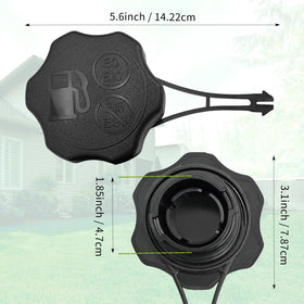 Shiosheng fuel tank cap with tether attached, ready for installation.