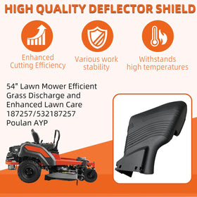 shiosheng grass deflector shield durable plastic resists weathering