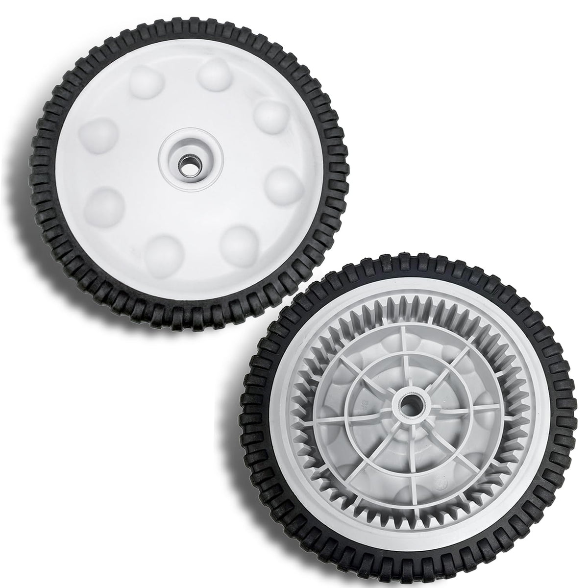 Shiosheng Troy-Bilt compatible front-drive wheels ensure reliable propulsion.