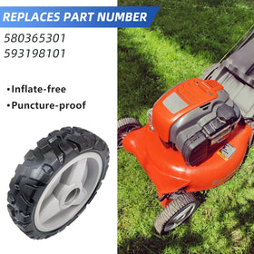 Shiosheng 8 inch wheel top view shows tread