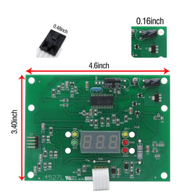SHISHISHUN IDXL2DB1930 control panel membrane bezel replacement for reliable contact