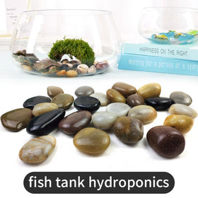 SHIZWU outdoor fountain pebbles provide a smooth, non-scratch surface