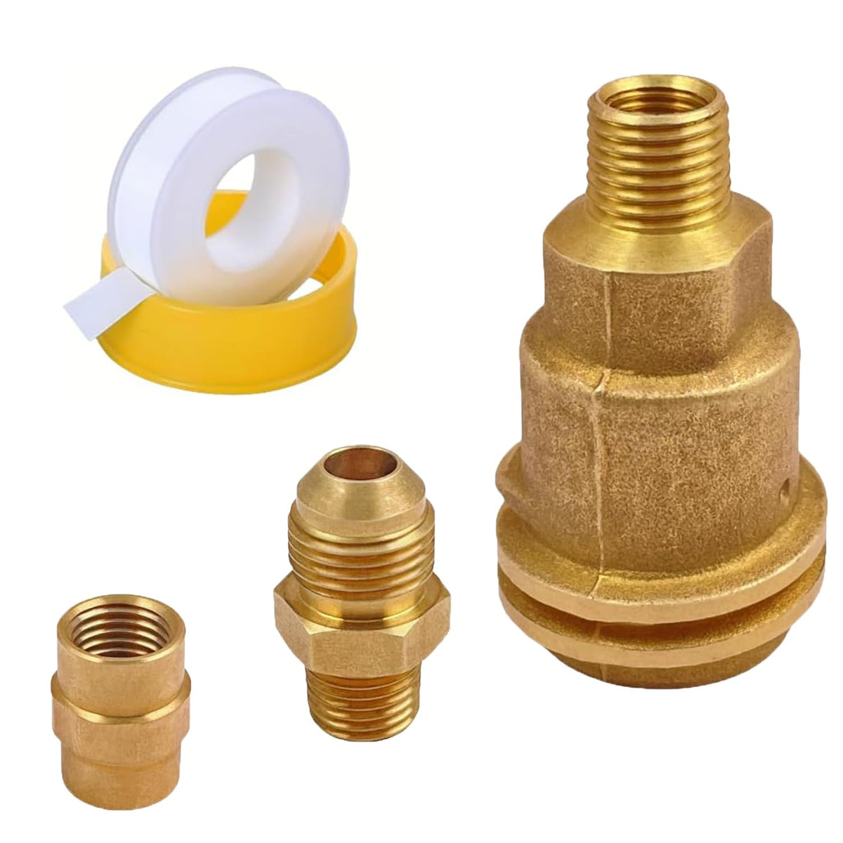 SHJDHX qcc1 brass fitting kit main image for propane connections