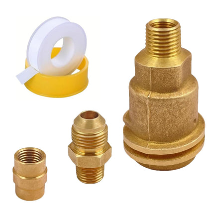 SHJDHX qcc1 brass fitting kit main image for propane connections
