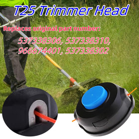 SHJDHX T25 head featuring left-hand thread for secure installation.