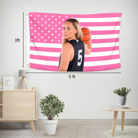 Shmbada PaigeBueckers flag ideal dorm decor backdrop for events.