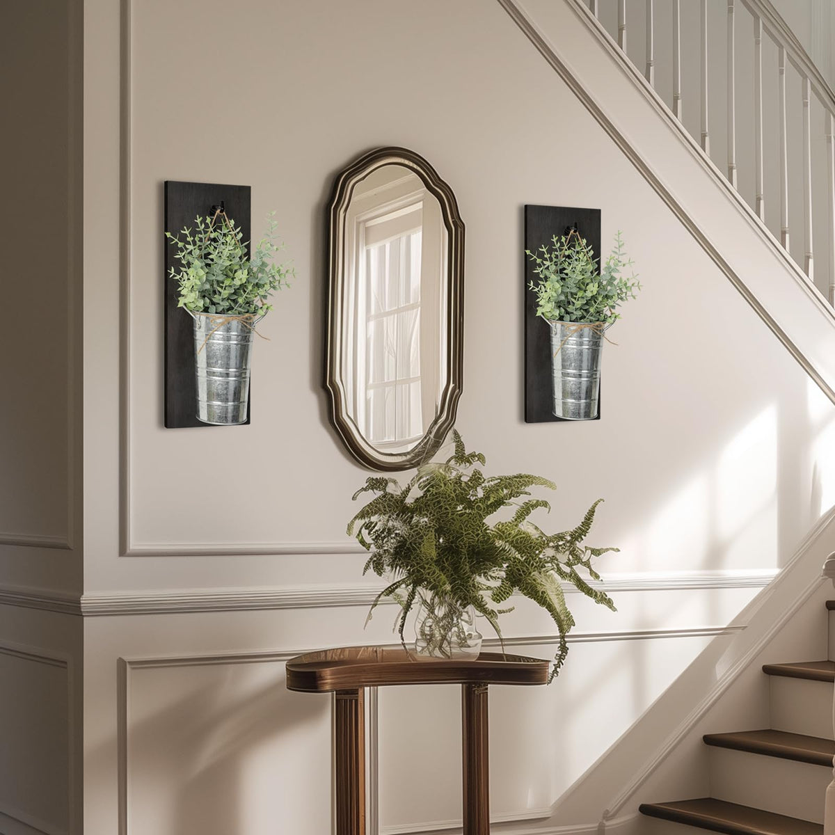 SHOHAYTO artificial eucalyptus leaves provide a realistic, refreshed look.