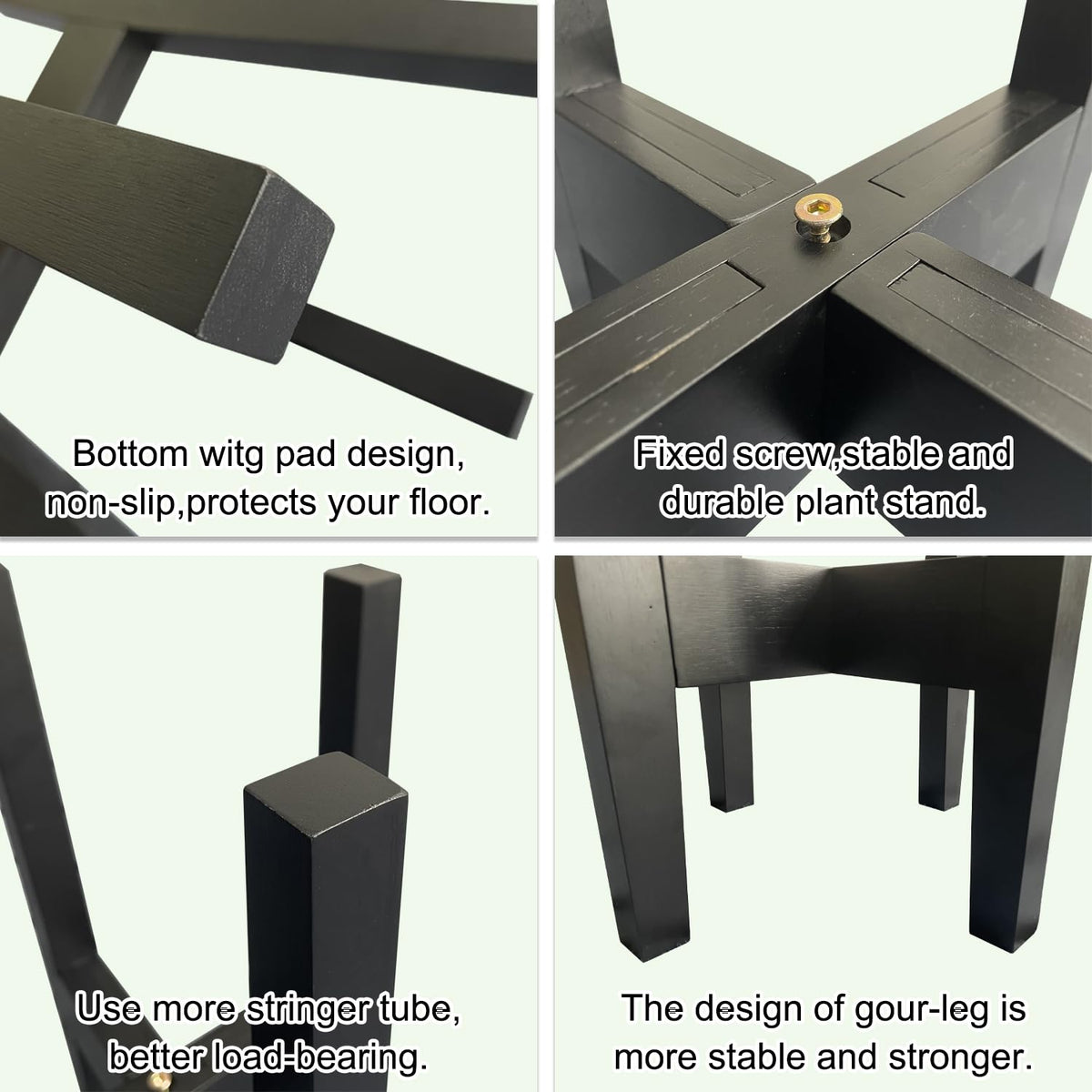 Sholramo adjustable-width stand fits 8.2–11.8 inch pots securely.