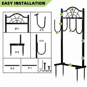 Shomextol easy-assembly design lets you relocate or store quickly.