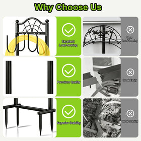 Shomextol powder-coated metal resists rust for year-round outdoor use.