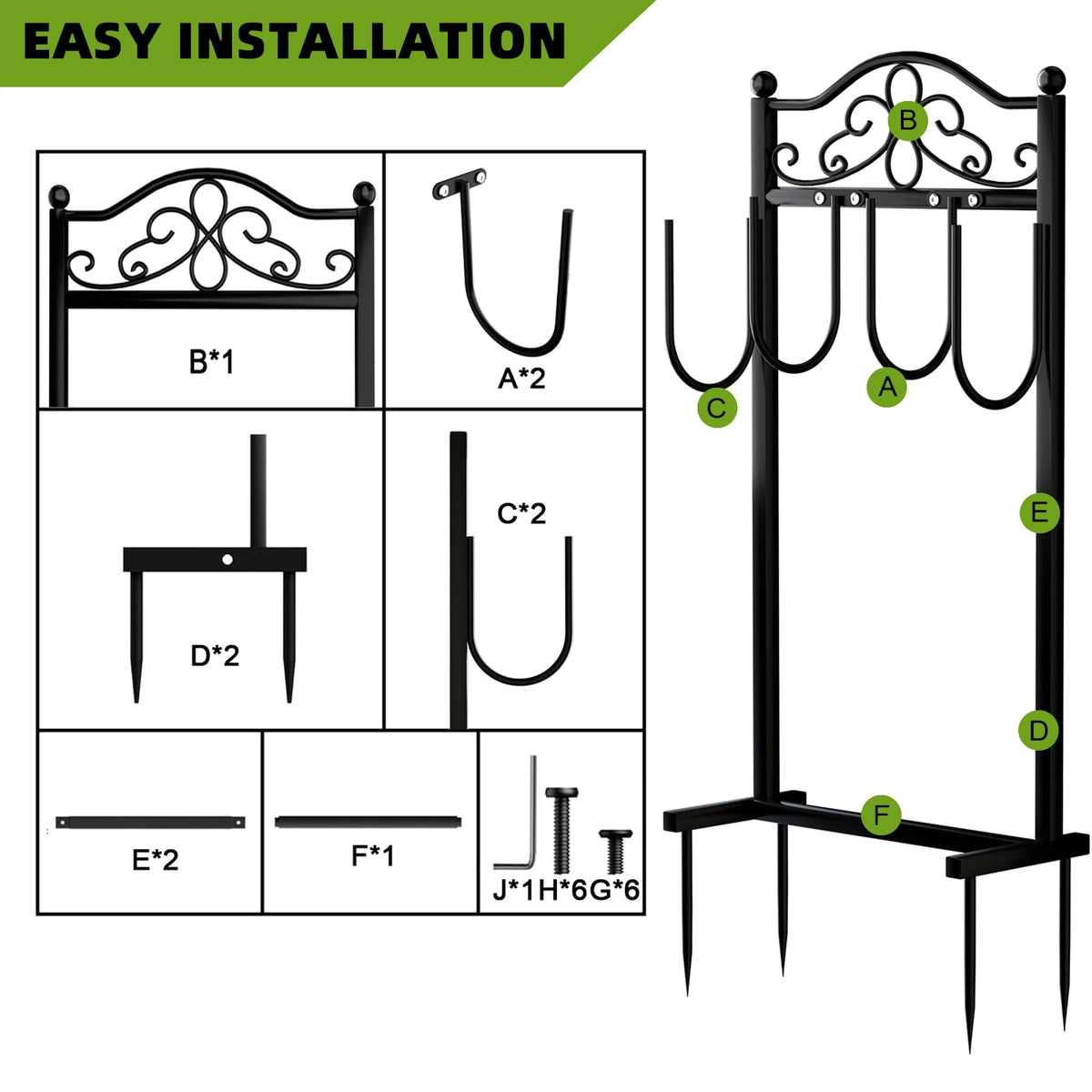 Shomextol space-saving hose storage keeps patios tidy and ready.