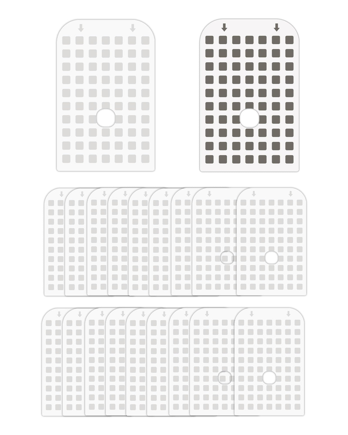 Shootingstar 20-piece glue cards for DFAGIE GS6 showing strong stickiness to trap small insects
