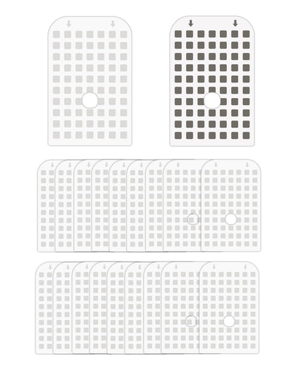 Shootingstar 20-piece glue cards for DFAGIE GS6 showing strong stickiness to trap small insects