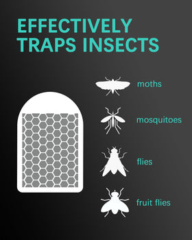 Shootingstar indoor flying insect trap refill easy to install with removable cover.
