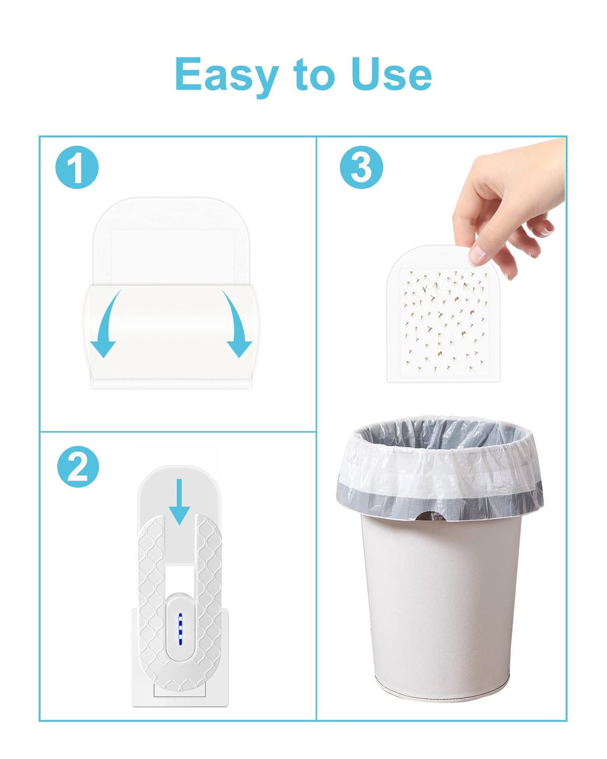 Shootingstar indoor insect trap replacement boards last up to three weeks.