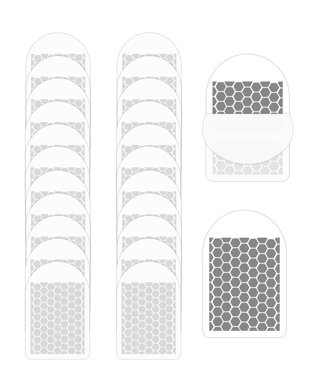 Shootingstar 24-pack refill glue cards packaged for LiBa FT06 compatibility.