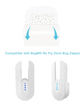 Shootingstar sticky card refill for no-fly-zone trap ready for rapid mosquito capture.