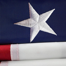 Shop72 American flag 3x5 heavy-duty nylon for outdoor display.