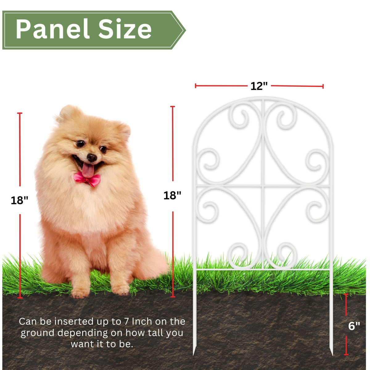 ShopLaLa garden boundary fence helps organize outdoor zones.
