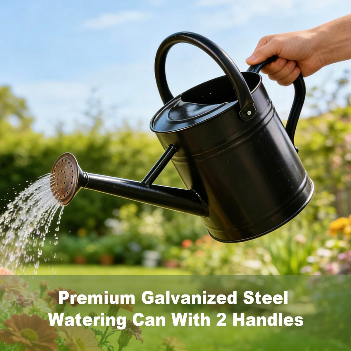 Shopwithgreen watering can with removable spout for flexible water flow