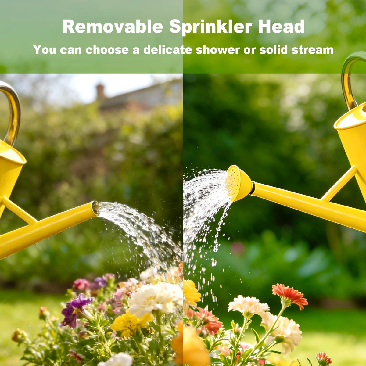 shopwithgreen watering can top handle adjustable for a comfortable angle