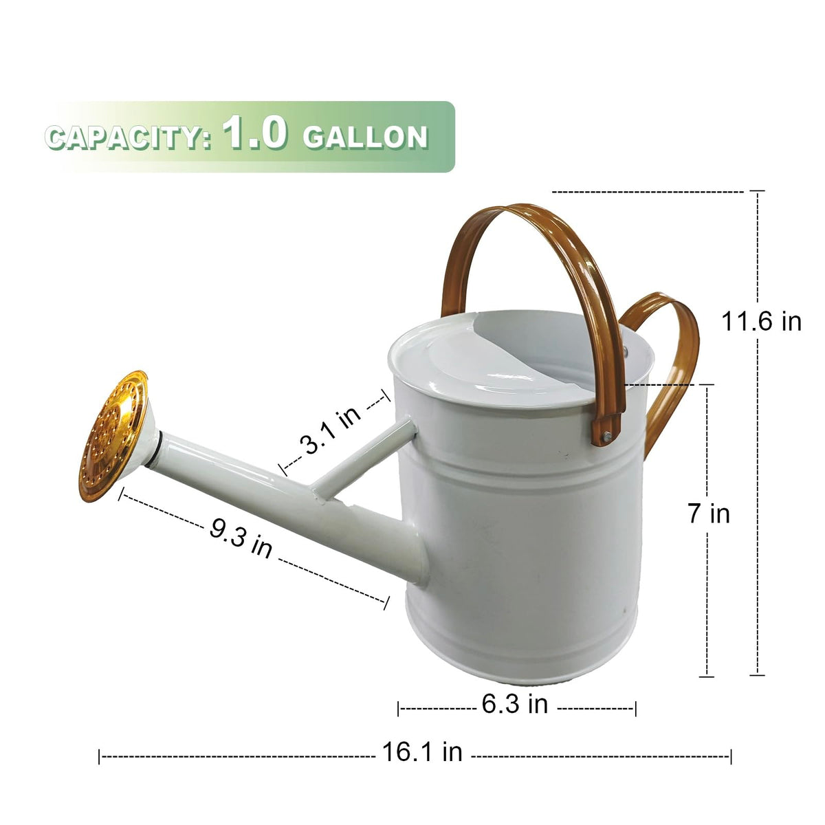 Shopwithgreen white finish adds clean style to home and garden