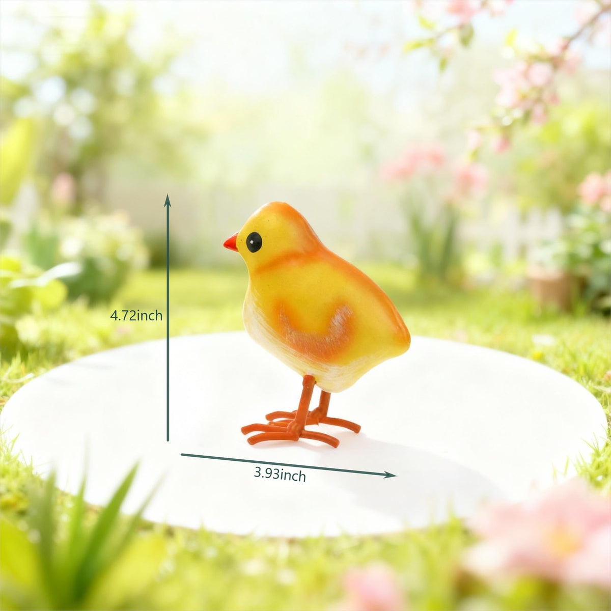 Shorayn garden chick statues bring a playful lifelike presence to patios and paths.