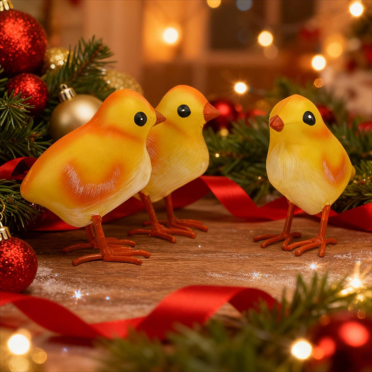 Shorayn set of three sculptures makes a thoughtful gift for poultry lovers.