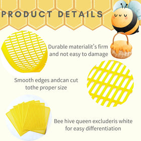 ShouRong plastic excluder with grooved entry for bees