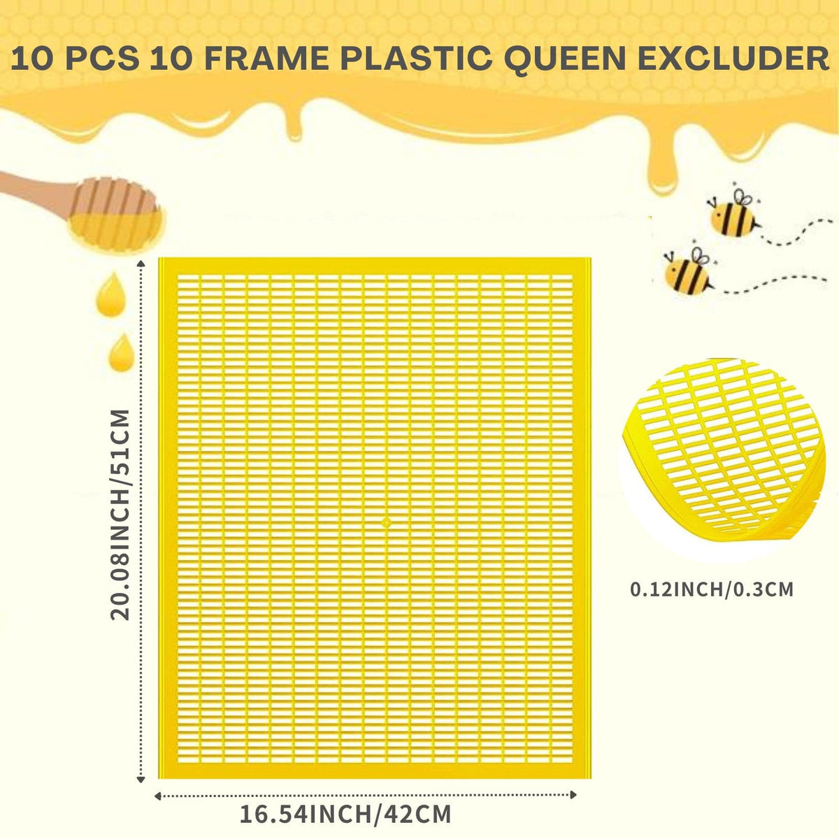 ShouRong queen excluder for hive cut-to-fit applications