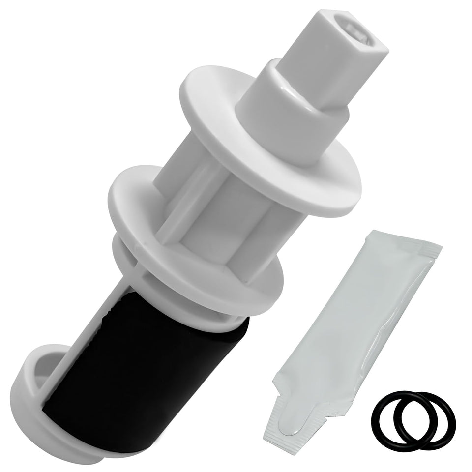 Showingo hot tub valve insert for precise 1-inch on/off control in the spa