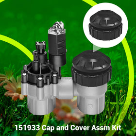 Showingo 151933 cap and cover kit on a DAS/ASVF valve for compatibility.