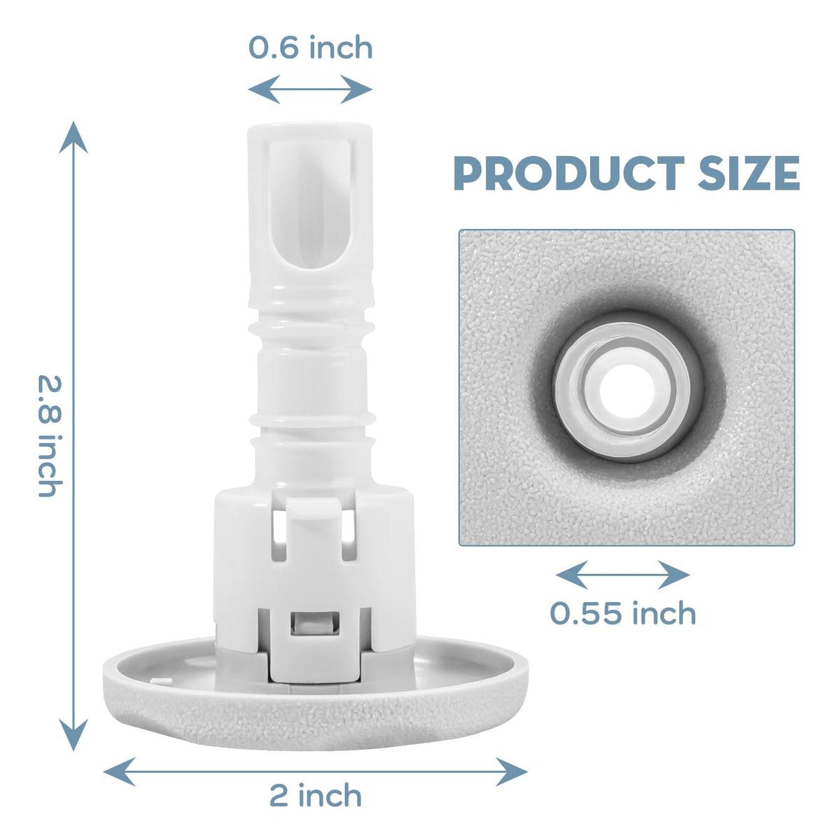 Showingo spa jet in action highlights focused water flow for a comfortable soak.