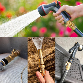 Shownew close-up of the brass handle turning valve for precise flow control.