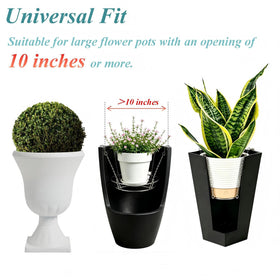 Shrandi planter insert with adjustable chains shows customizable height.