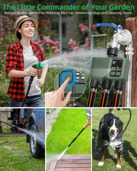 Shrieve timer ideal for vacation-ready irrigation setups