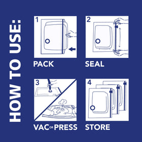 Shrink-Pak Outdoor Cushion Cube 2pk compression-action supports air removal and tight sealing