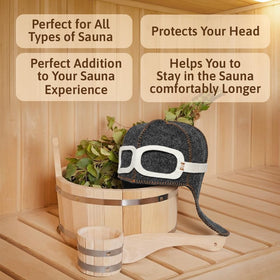 SHSH One size fits all sauna hat for easy shopping