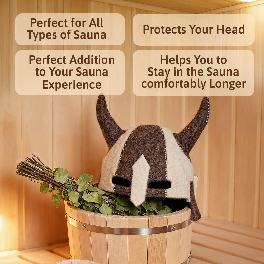SHSH Knight hat gift packaging for sauna lovers