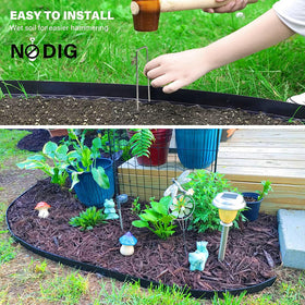 Shsyue DIY plastic fence edge for tidy garden borders