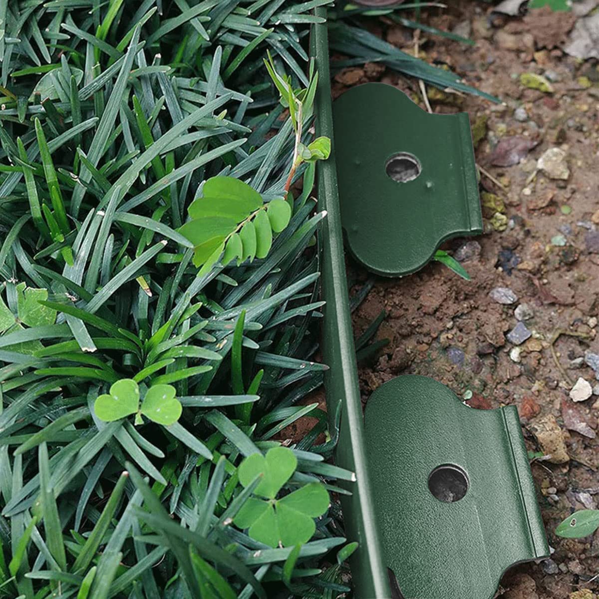 Shsyue green border kit enhances yard aesthetics while defining flowerbeds