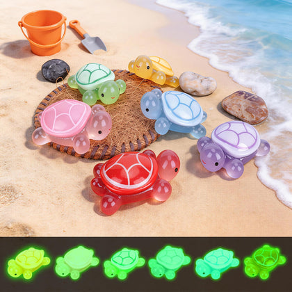 ShtNeeg glow-turtle-set-01 luminous turtle for aquarium decor and dioramas