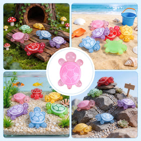 ShtNeeg glow-turtle-set-07 durable resin turtle for outdoor or indoor use
