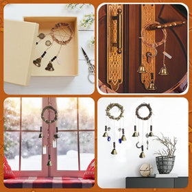 SHUANGART Witch Bells Kit: jute twine and ribbon for versatile hanging options
