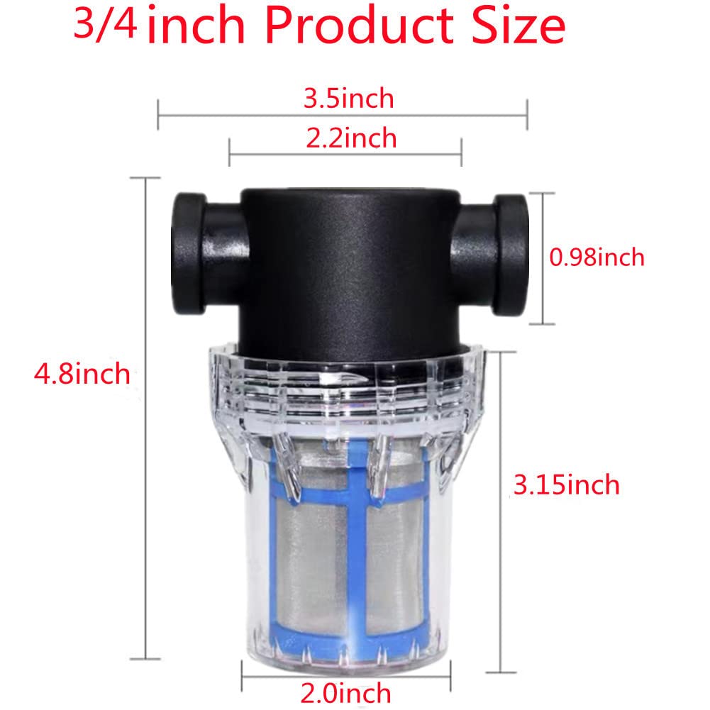 Shuangtong inline strainer with 3/4 inch female thread for quick, clean connections
