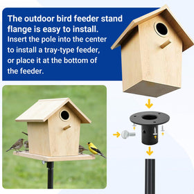 Shuisen birdhouse bracket flange with sturdy design for long use