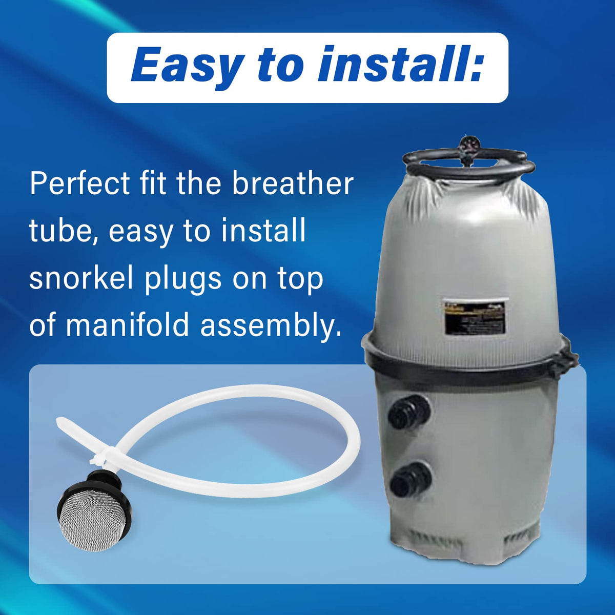 Shuisen breather tube bleed function helps maintain system priming