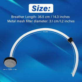 Shuisen breather tube top mesh detail intercepts debris to protect the system