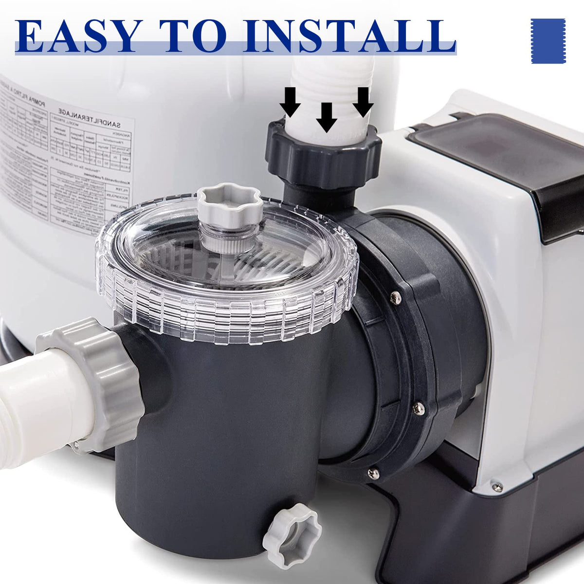 Shuisen leak-proof polyethylene hose, lightweight and flexible for easy routing.