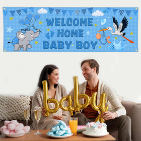 Shuitouk banner with four brass grommets is easy to mount